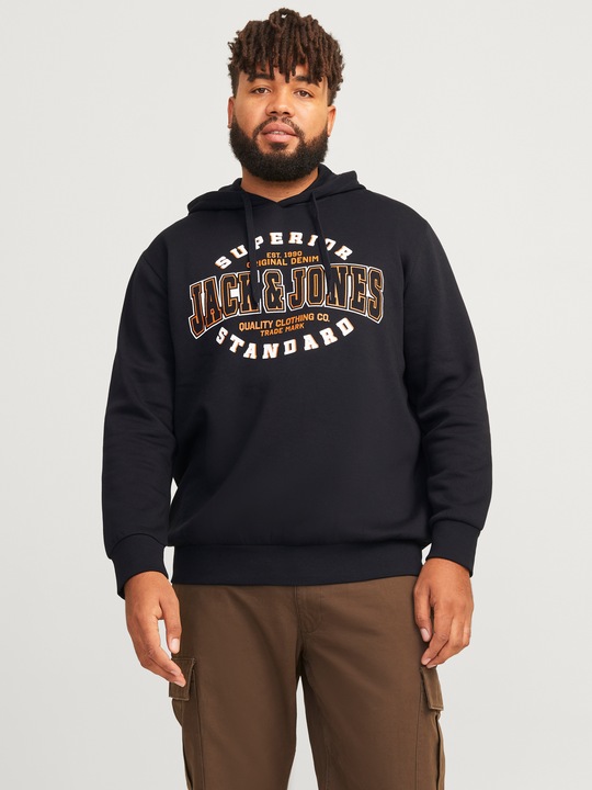 Produktbild Jack & Jones JJELOGO SWEAT HOOD 2 COL 24/25 NOOS PLS (7XL)