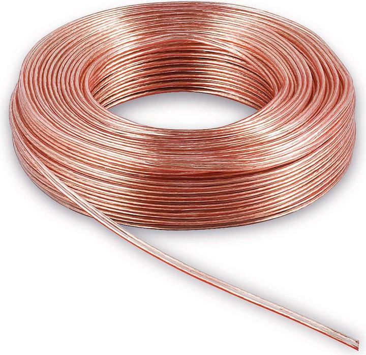 Image du produit Shiverpeaks S/CONN maximum connectivity câble haut-parleur 2,5mm² 50x0,25 CCA transparent 50m (50 m, 2.50 mm²² mm)