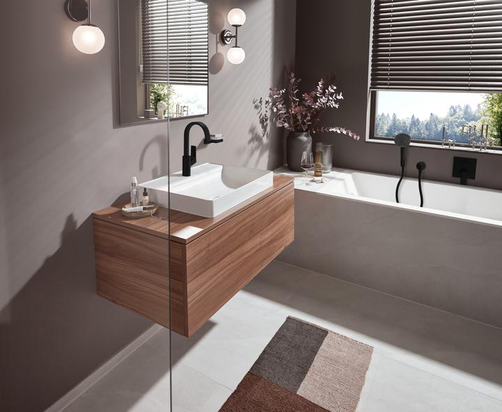 Image du produit hansgrohe HG EH-WT-MI VIVENIS 210 sans garniture d'écoulement noir mat