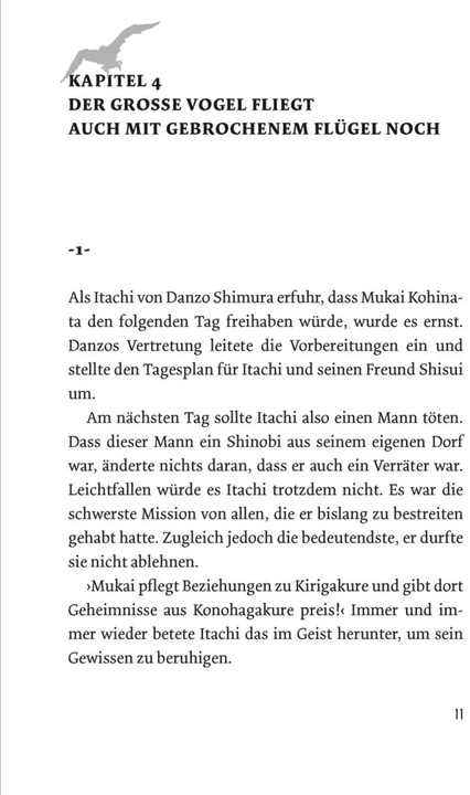 Immagine prodotto Naruto Itachi Shinden - Buch der finsteren Nacht (Nippon Novel) (Tedesco, Takashi Yano, 2017)