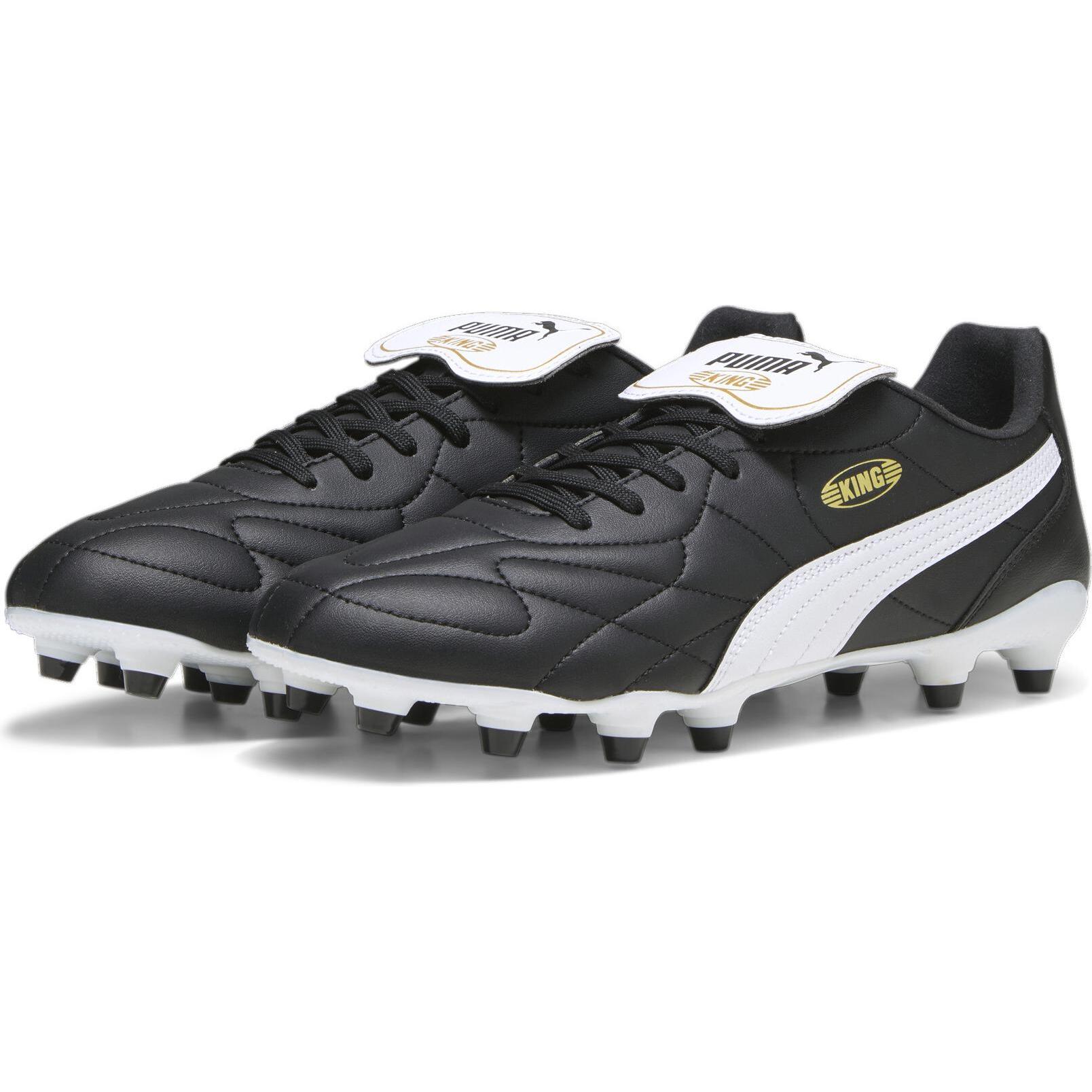 Puma, Unisex, Fussballschuhe, King Top Fg/Ag (38.5), Schwarz