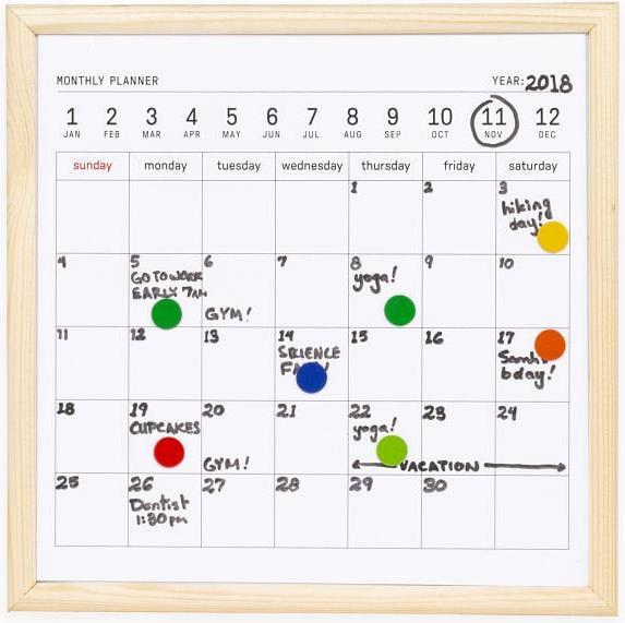 Produktbild Kikkerland Mini Calendar