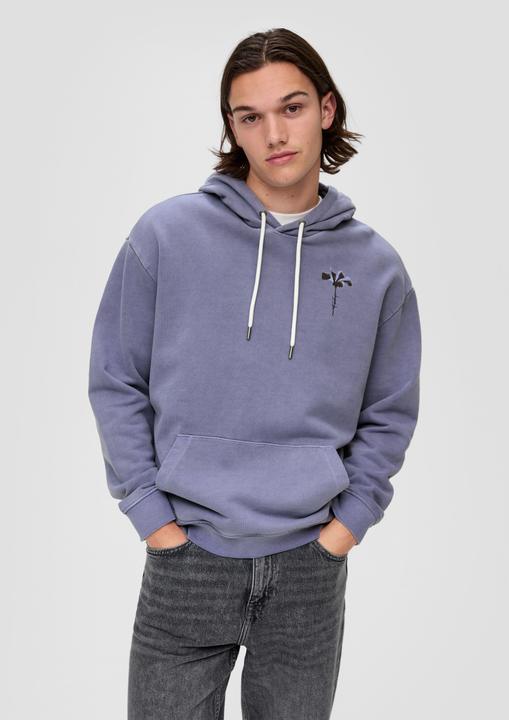 Produktbild s.Oliver Sweatshirt Hoodie mit Front- und Rückenprint (L)