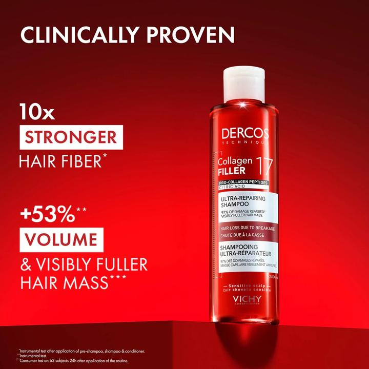 Actual product image Vichy Dercos C17 Shampoo Ultra-Reparierend (Liquid shampoo, 200 ml)
