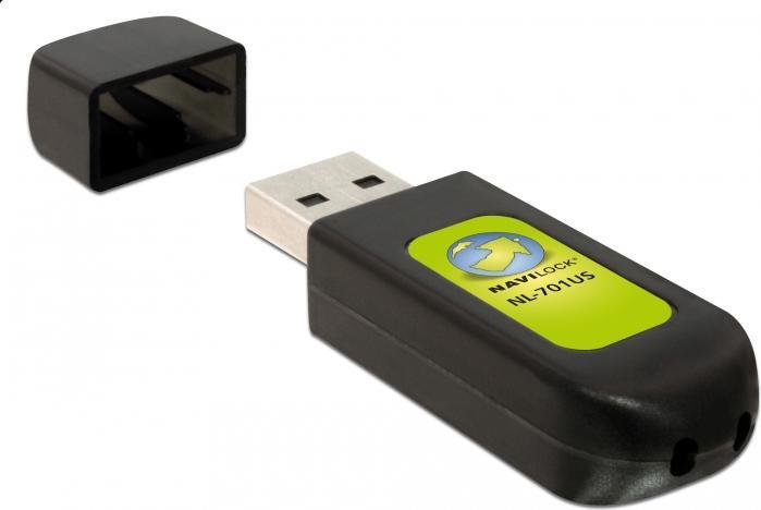 Produktbild Navilock NL-701US, u-blox UBX-G7020-KT, DC, 162 dBm tracking, 148 dBm acquisition