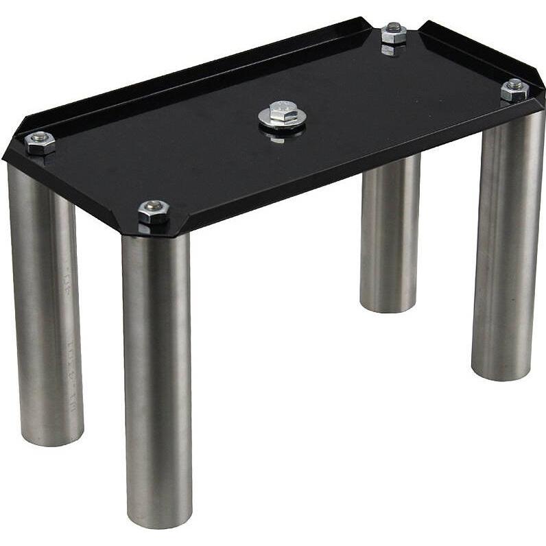 SafePost 270-E Stativ mit Edelstahl Füssen (Stativfuss), Stativ Zubehör, Schwarz