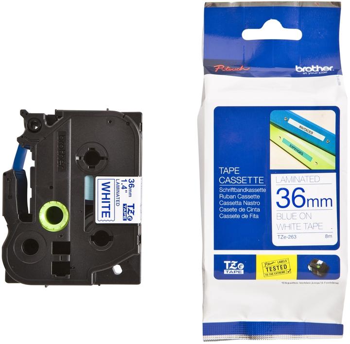 Actual product image Brother P-Touch (3.60 cm, Blue)
