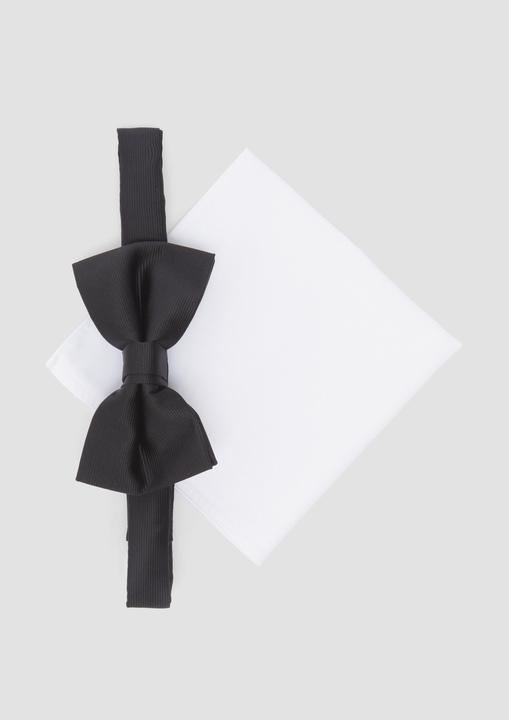 Produktbild s.Oliver Krawatte Elegantes Set aus Fliege und Einstecktuch