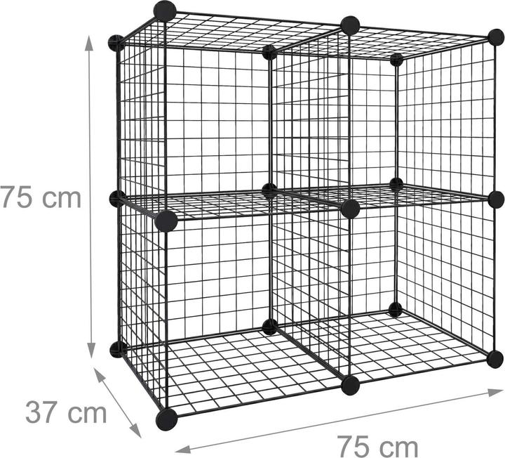Image du produit Relaxdays étagère modulable (75 x 37 x 75 cm)