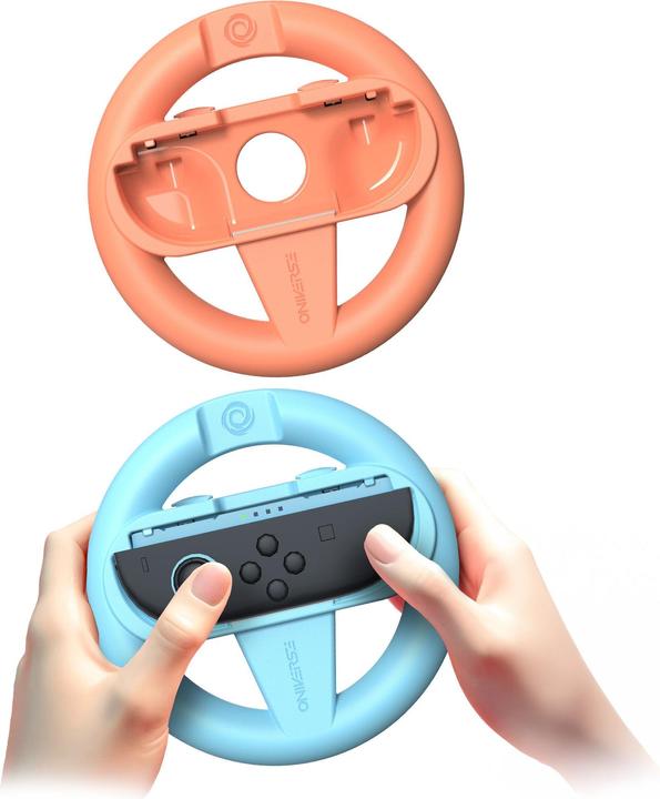 Actual product image Oniverse 2er-Set Racing-Lenkräder für Nintendo Switch™ & Switch 2™ - Gaming-Zubehör (Switch 2, Switch)