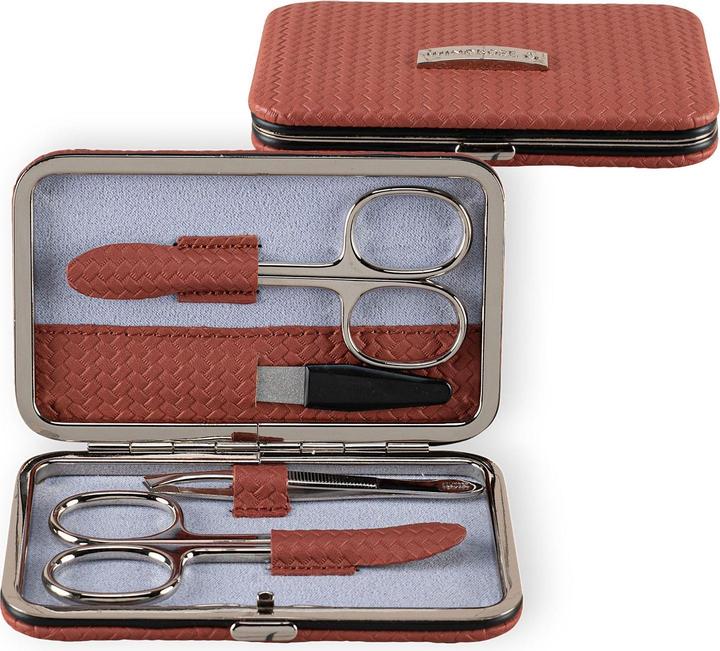 Produktbild Windrose 803951.03 - 4-teilig Maniküretui Corbello terrakotta