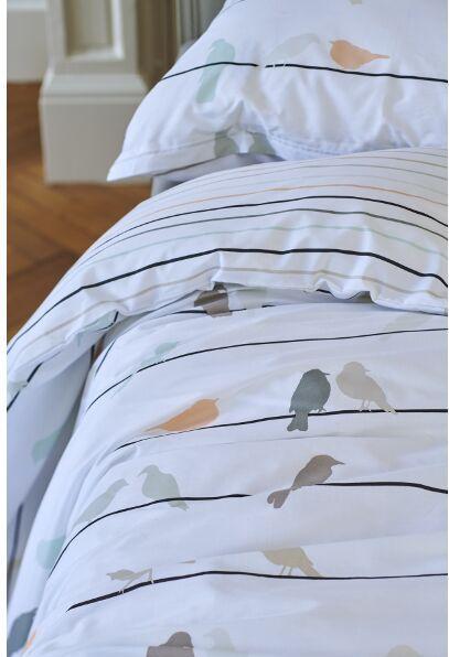 Image du produit Esprit Oiseaux (Set de linge de lit, 160 x 210 cm, 65 x 100 cm)