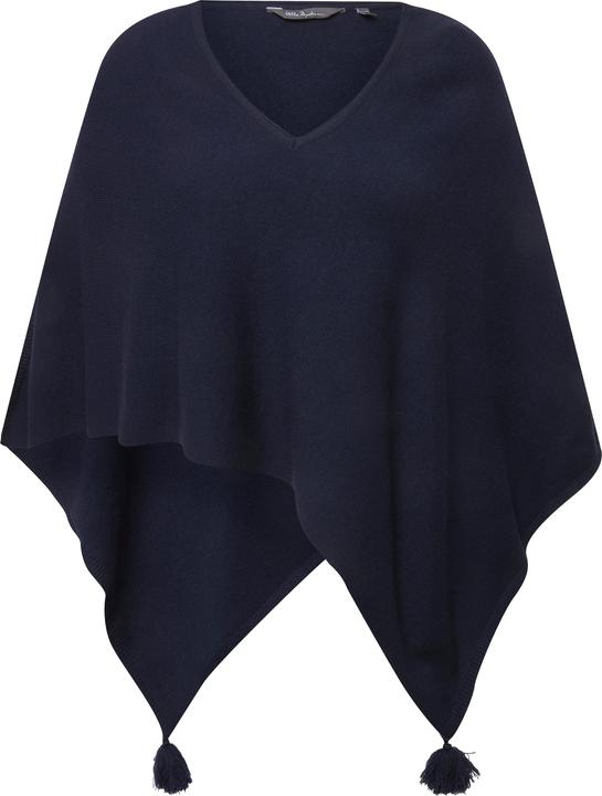 Actual product image Ulla Popken Knit Pointed Hem Poncho (58, 60, 62)