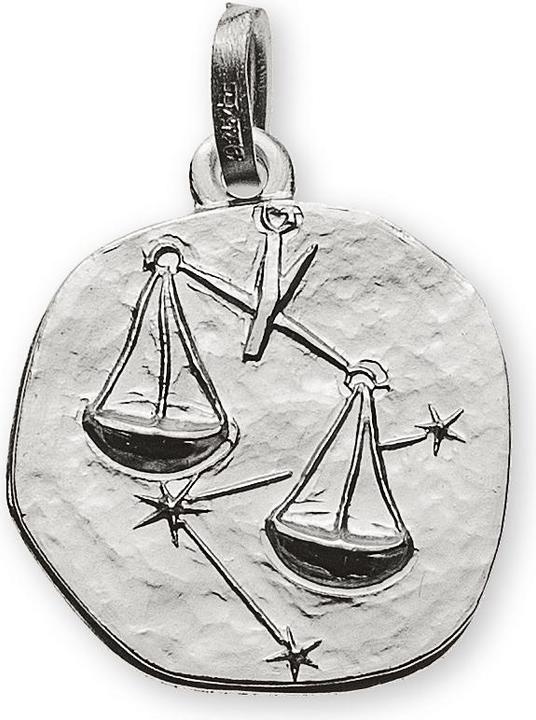 Image du produit Wassner Pendentif signe astrologique Balance en or blanc 18K (Or 750)