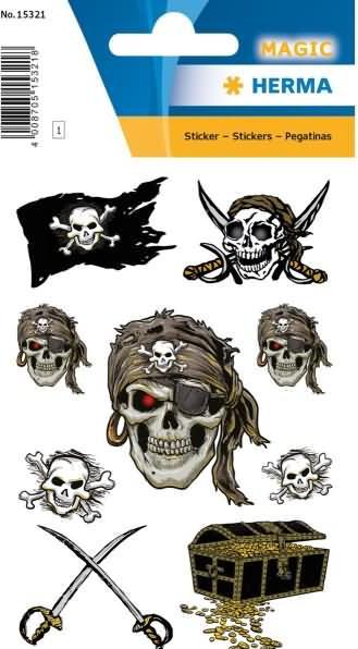 Actual product image HERMA Sticker pirates
