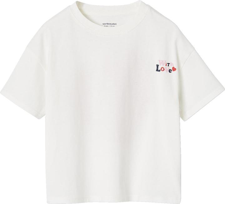 Vertbaudet Bedrucktes Mädchen T-Shirt, leichte Oversized-Form (92)