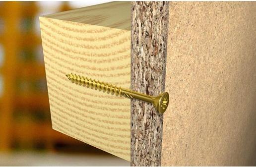 Immagine prodotto Fischer 40504 Vite per pannelli truciolari 4,5 mm 70 mm Torx in acciaio inox 200 pezzi (40504) (200 Viti per pezzo)