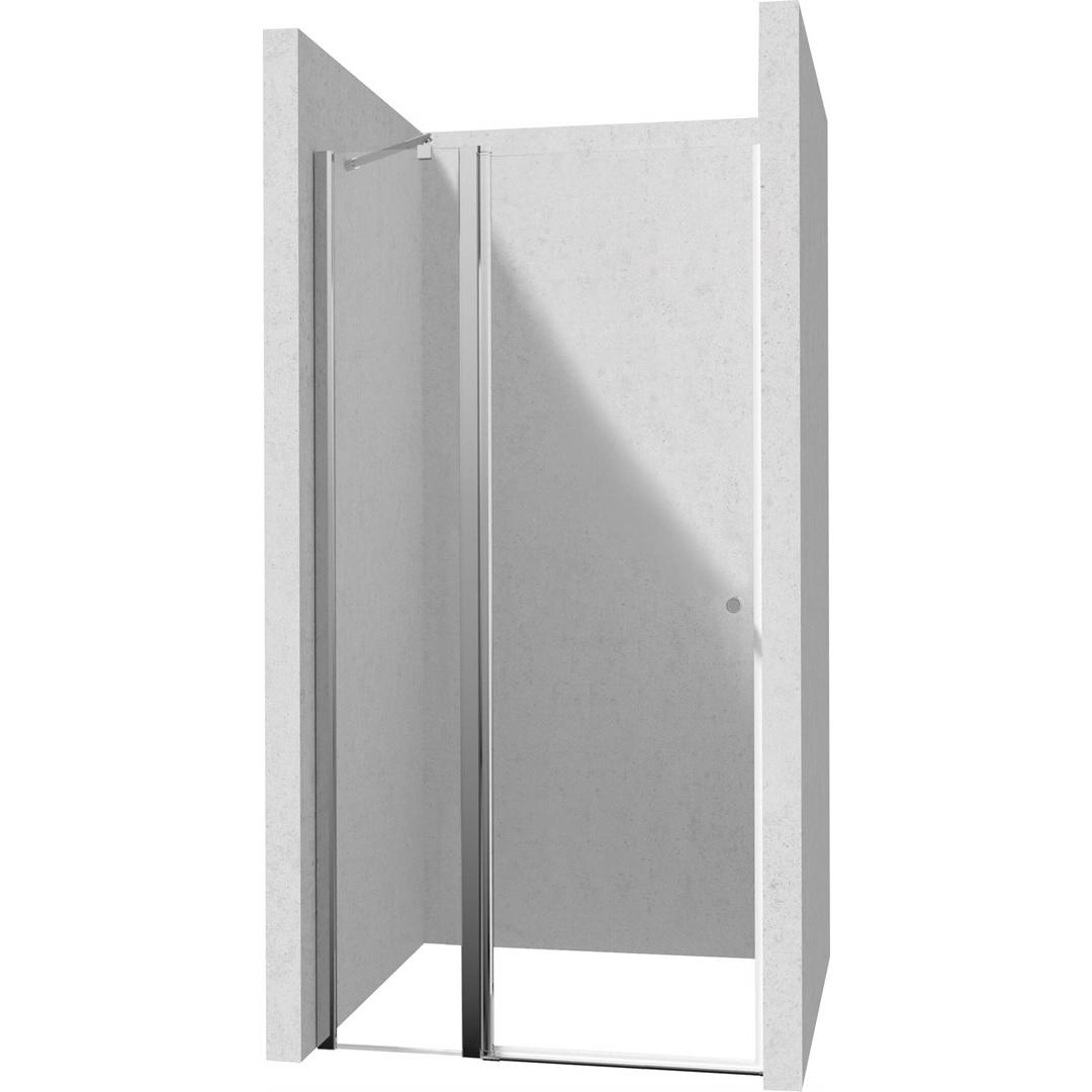 Deante, Duschkabine + Duschwand, Drzwi prysznicowe 120 cm - uchylne (120 cm)