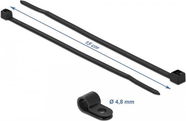 Produktbild Delock Kabelbinder-Kit (150 mm, 10 Stk.)
