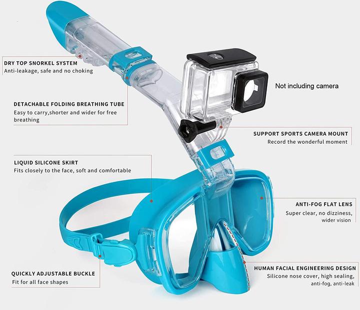 Image du produit Mint Lama BLACK LAMA - 2Breath Schnorchelmaske