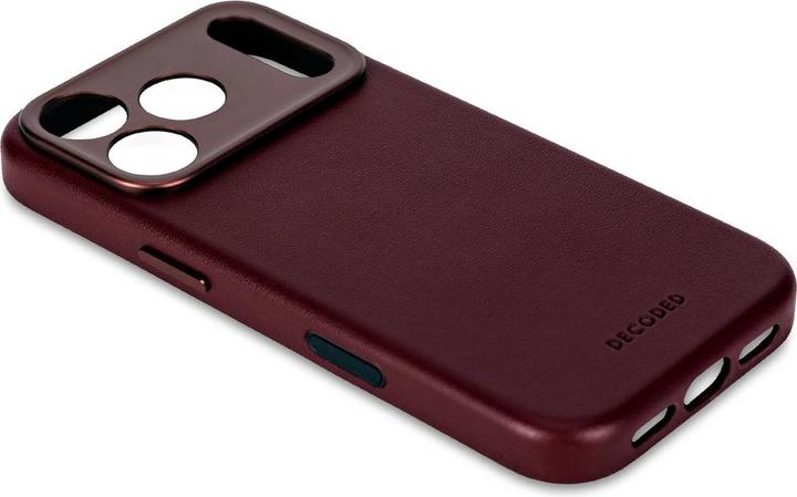 Produktbild Decoded Leather Backcover Apple iPhone 17 Pro Max Dark Ruby (Apple iPhone 17 Pro Max)