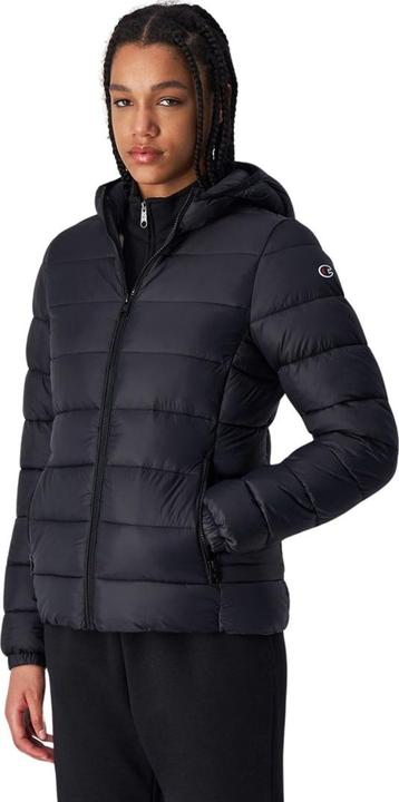 Actual product image Chappi Kurtka damska Champion Hooded Polyfilled czarna 117568 KK001 M (M)
