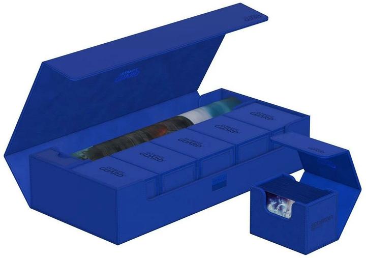 Actual product image Ultimate Guard Card Box XenoSkin Superhive 550+ Blue