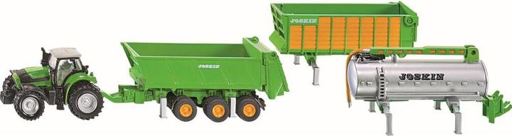 Produktbild Siku Traktor Deutz mit Anhängerset