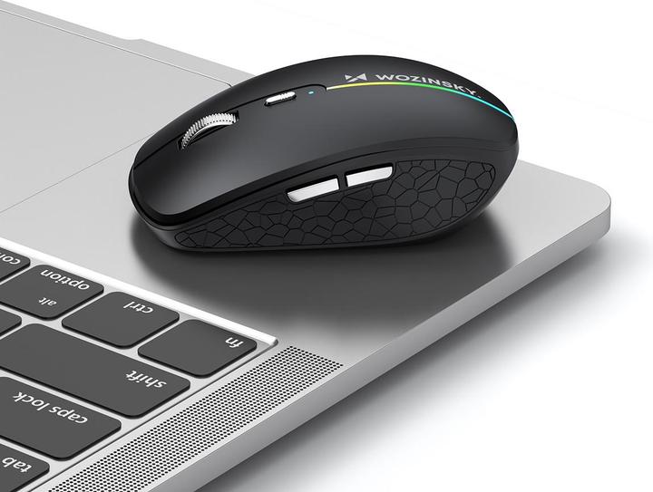Immagine prodotto Wozinsky WMGK-1132 Kabellose Maus mit RGB-Hintergrundbeleuchtung – Schwarz (Senza fili)