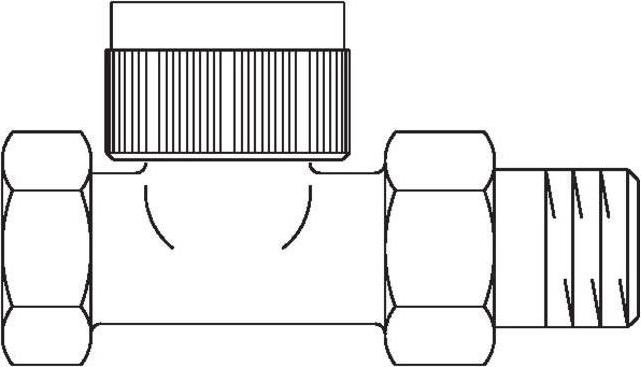 Immagine prodotto Oventrop Valvola termostatica OV serie AQ M 30x1.5, passaggio DN 15