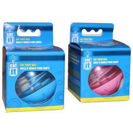 Catit Cat Treat Ball Pink/Transparent Ø 8Cm - (787.0019), Futternapf Zubehör