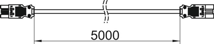 Produktbild OBO Bettermann Verlängerungsleitung (5 m, GST18)