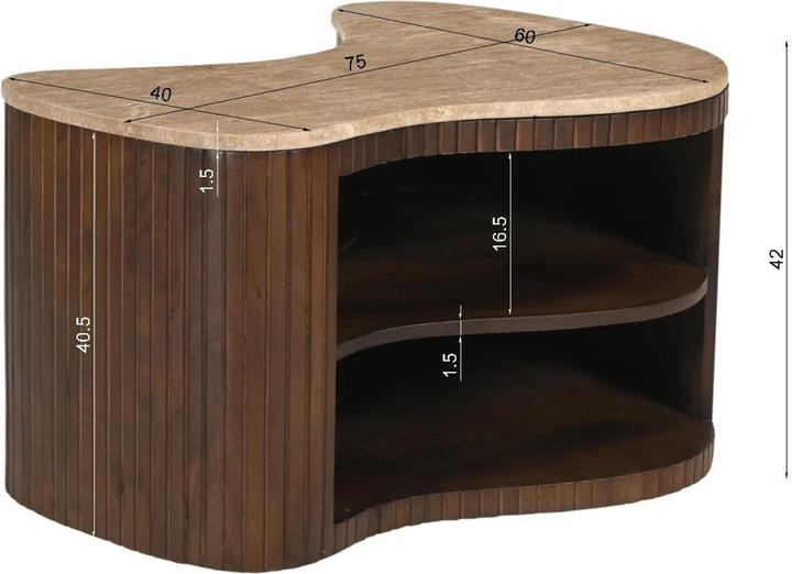 Image du produit SIT Möbel Rondura (60 x 40 x 75 cm)