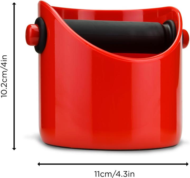 Actual product image DreamFarm Coffee grounds container, red