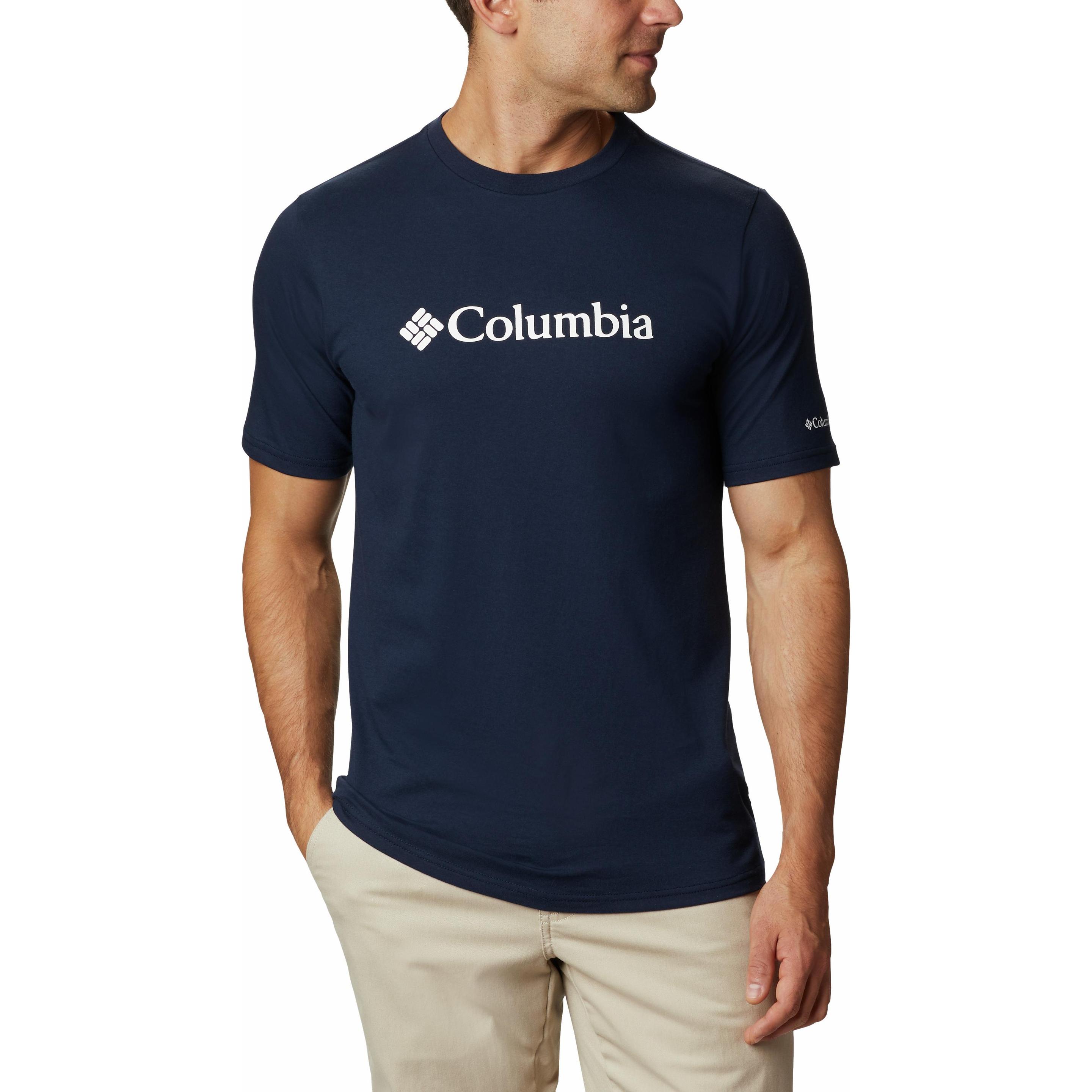 Thumbnail - Columbia, Herren, Shirt, CSC Basic Logo Short Sleeve, Blau, (XS)