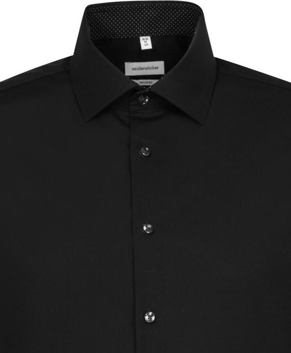 Immagine prodotto Seidensticker Camicia Shaped Fit Business Kent Patch12 nero (M)