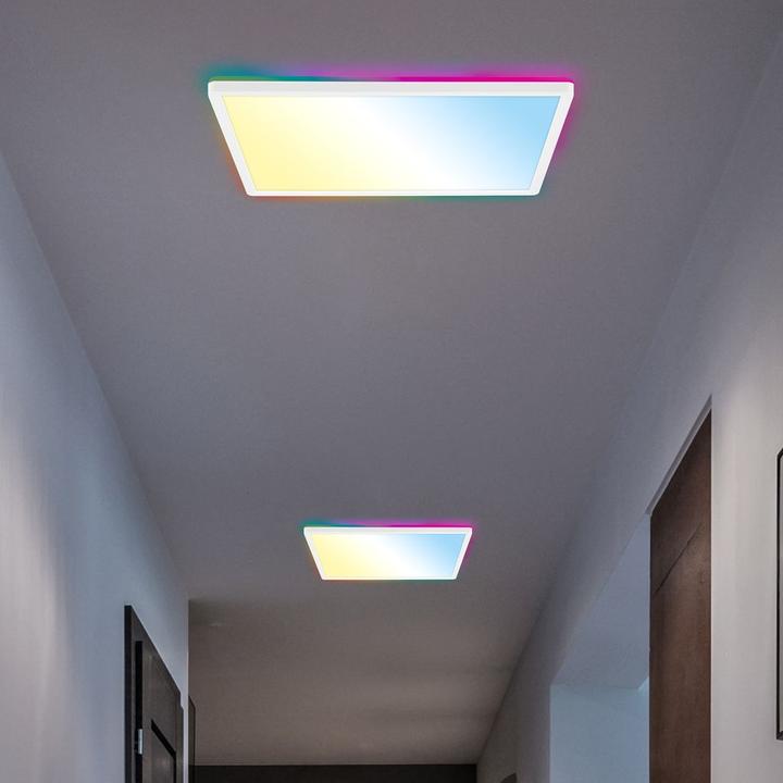 Image du produit B.K.Licht SLIM Panneau LED CCT ultraplat avec backlighte RGB (3000 lm)