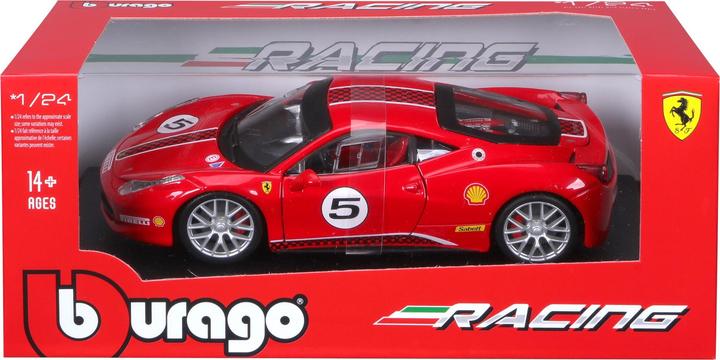 Actual product image Bburago 1:24 Model Car Ferrari 458 Ch
