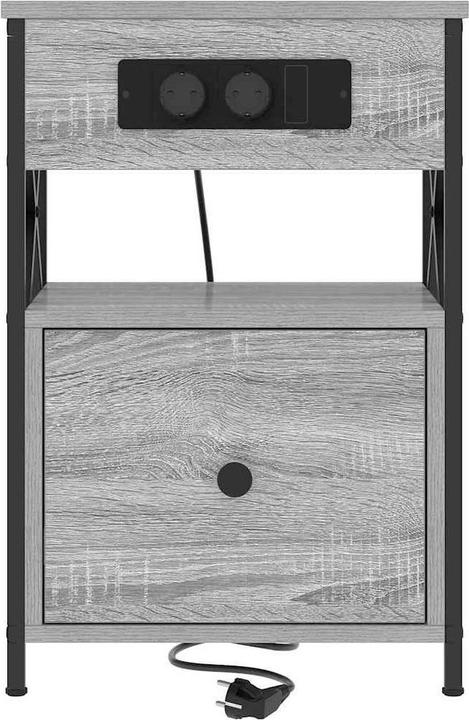 Actual product image vidaXL Bedside table (31 x 31 x 60 cm)