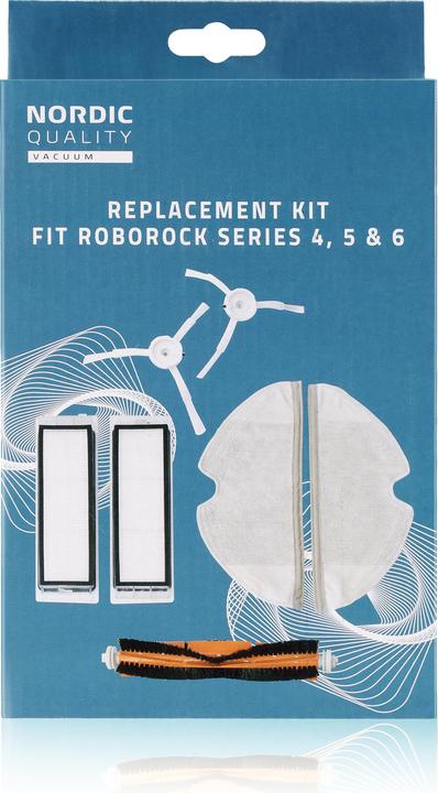 Actual product image Nordic Quality Kit for Roborock 5 and 6 robotic vacuum cleaners