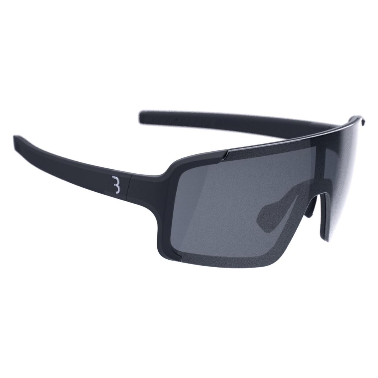 Bbb, Unisex, Sportbrille, Chester (Matt Black, Smoke Flash Mirror), Schwarz