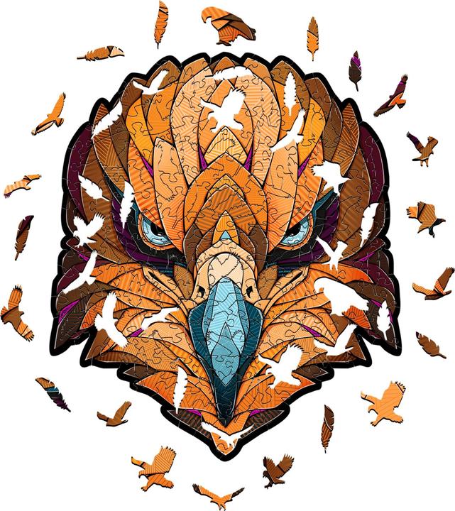 Actual product image Eco Wood Art Eagle (210 pieces) - wooden jigsaw puzzle (210 pieces)