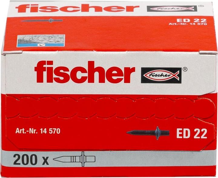 Produktbild Fischer Einschlagnagel ED 22 (200 Stk.)