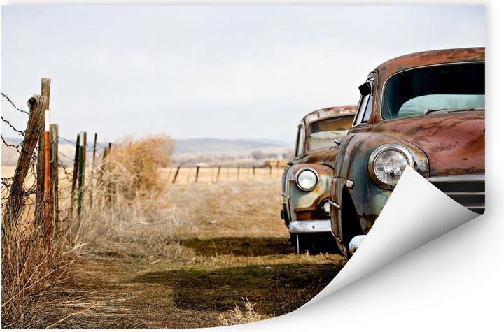 Produktbild Trenddeko Old Rusted Cars (120 x 80 cm)