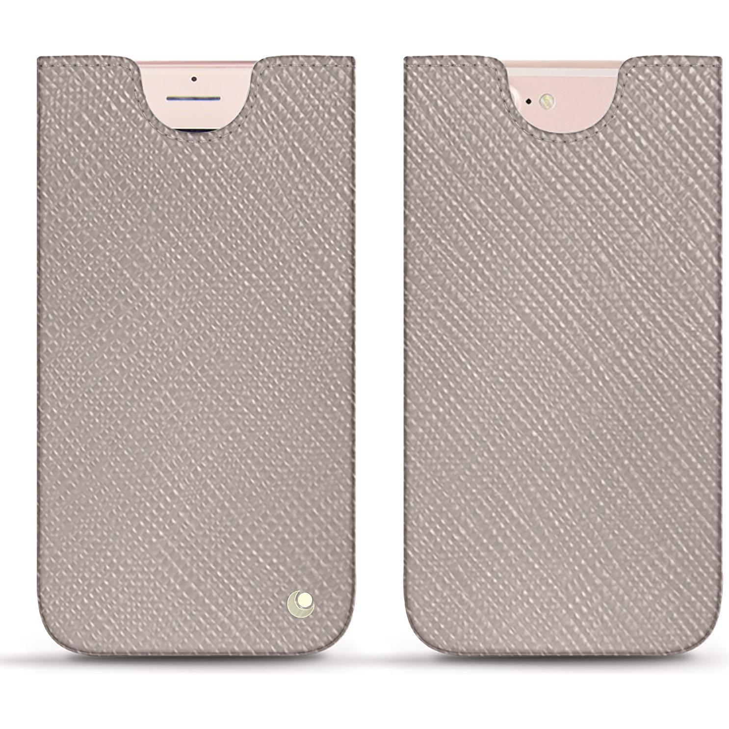 Noreve Lederschutzhülle (Apple iPhone 7 Plus), Smartphone Hülle, Beige