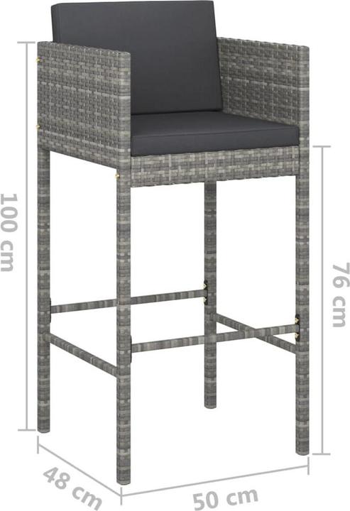 Produktbild vidaXL Garten-Bar-Set