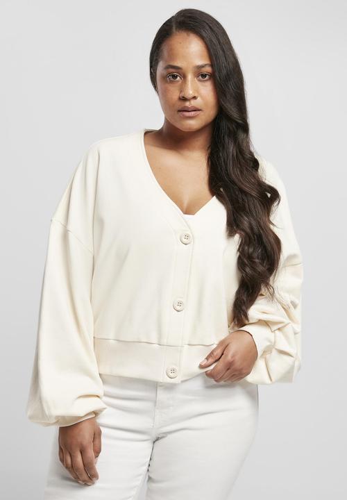 Produktbild Urban Classics Ladies Organic Oversized Short Terry Cardigan (L)