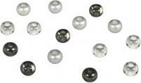 Produktbild Rayher Rocailles-Mix mit Grossloch 5.5mm steingrau