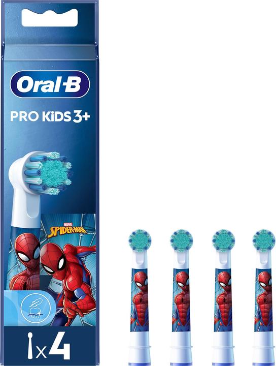Oral-B Remplacement pour brosse à dents électrique EB10 4 FFS SPIDERMAN (4 x)