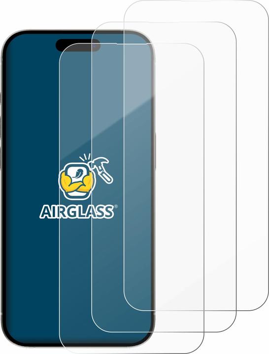 Image du produit BROTECT AirGlass Verre (3 pcs, Apple iPhone 15 Pro Max)